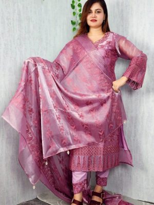 জিমি চু ফ্যাব্রিক ডায়মন্ডের এমব্রয়ডারি-4Piece