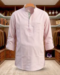 Premium Fine Cotton Katua (Soft Pink)