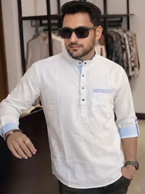 Premium Fine Cotton Katua (Off White)