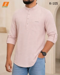 Premium Fine Cotton Katua (Soft Pink)