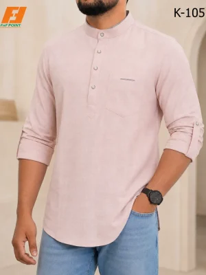 Premium Fine Cotton Katua (Soft Pink)