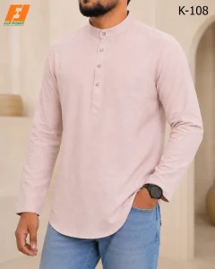 Premium Fine Cotton Katua (Soft Pink)