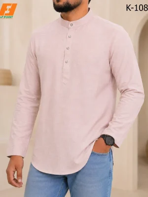 Premium Fine Cotton Katua (Soft Pink)