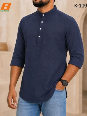 Premium China Fabric (Navy Blue)