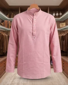 Premium Fine Cotton Katua (Soft Pink)