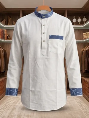 Premium Fine Cotton Katua (Off White)