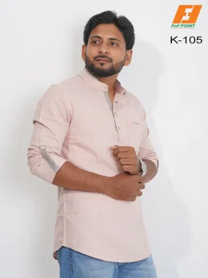 Premium Fine Cotton Katua (Soft Pink)