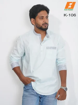 Premium Fine Cotton Katua (Sky Blue)