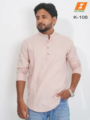 Premium Fine Cotton Katua (Soft Pink)
