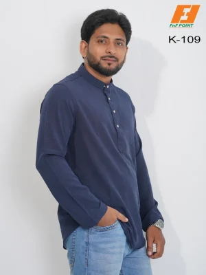 Premium China Fabric (Navy Blue)