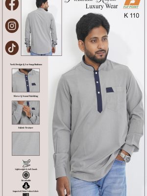 Premium China Fabric (Ash Gray)
