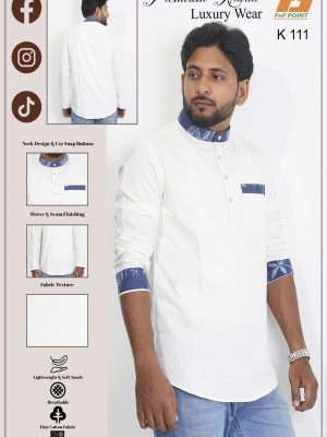 Premium Fine Cotton Katua (Off White)